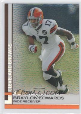 2009 Topps Finest - [Base] - Pigskin Refractor #31 - Braylon Edwards