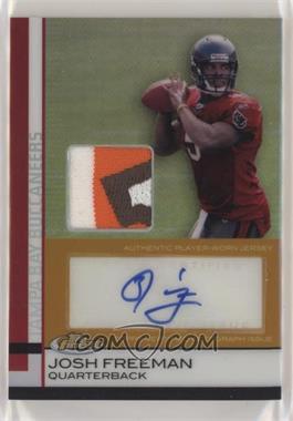 2009 Topps Finest - [Base] - Rookie Autographed Patch Gold Refractor #61 - Josh Freeman /25