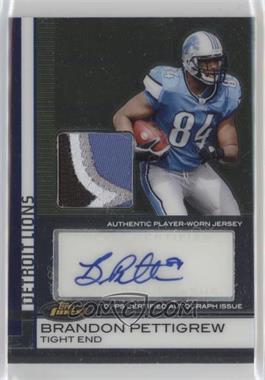 2009 Topps Finest - [Base] - Rookie Autographed Patch #66 - Brandon Pettigrew /209 [EX to NM]