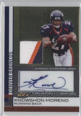 2009 Topps Finest - [Base] - Rookie Autographed Patch #90 - Knowshon Moreno /109