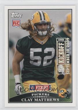 2009 Topps Kickoff - [Base] - Silver Holofoil #140 - Clay Matthews /2009