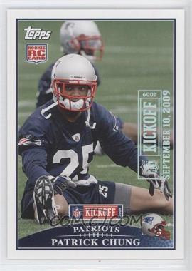 2009 Topps Kickoff - [Base] - Silver Holofoil #162 - Patrick Chung /2009