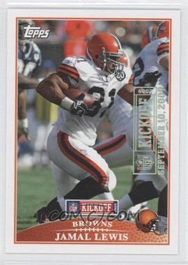 2009 Topps Kickoff - [Base] - Silver Holofoil #47 - Jamal Lewis /2009