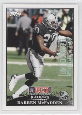 2009 Topps Kickoff - [Base] - Silver Holofoil #63 - Darren McFadden /2009