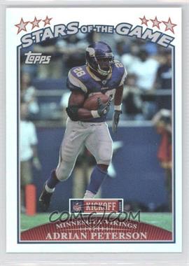 2009 Topps Kickoff - Stars of the Game #SG5 - Adrian Peterson
