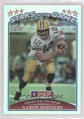 2009 Topps Kickoff - Stars of the Game #SG6 - Aaron Rodgers