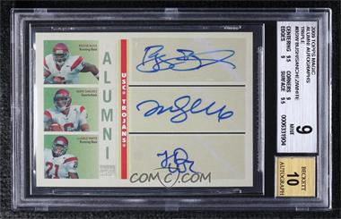 2009 Topps Magic - Alumni Triple Autographs #ATA-BSW - Reggie Bush, Mark Sanchez, LenDale White /25 [BGS 9 MINT]