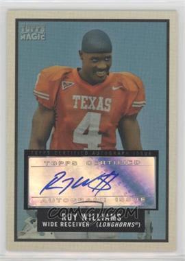 2009 Topps Magic - [Base] - Autographs #61 - Roy Williams