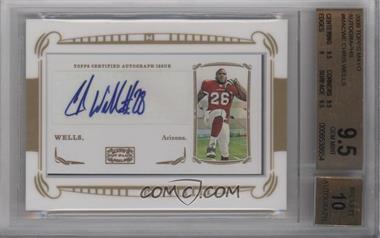 2009 Topps Mayo - Framed Mini Autographs #MA-CWE - Chris Wells [BGS 9.5 GEM MINT]