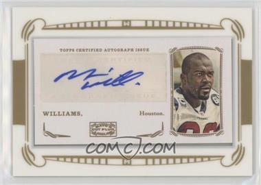 2009 Topps Mayo - Framed Mini Autographs #MA-MW - Mario Williams