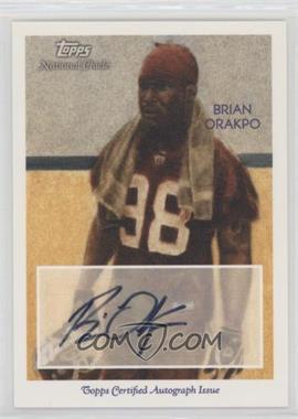 2009 Topps National Chicle - Autographs #NCA-BO - Brian Orakpo