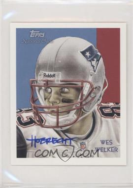 2009 Topps National Chicle - [Base] - Mini Artist Proof Artist Autographs [Autographed] #C165 - Wes Welker /10