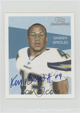 2009 Topps National Chicle - [Base] - Mini Artist Proof Artist Autographs #C78 - Darren Sproles /10