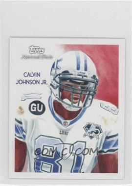 2009 Topps National Chicle - [Base] - Mini Bazooka Back #C170 - Calvin Johnson