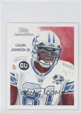 2009 Topps National Chicle - [Base] - Mini Bazooka Back #C170 - Calvin Johnson