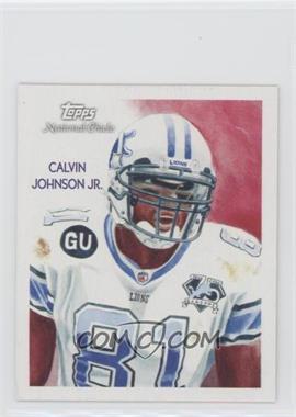 2009 Topps National Chicle - [Base] - Mini Bazooka Back #C170 - Calvin Johnson