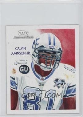 2009 Topps National Chicle - [Base] - Mini National Chicle Back #C170 - Calvin Johnson