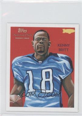 2009 Topps National Chicle - [Base] - Mini National Chicle Back #C187 - Kenny Britt