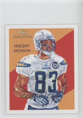 2009 Topps National Chicle - [Base] - Mini Umbrella Back #C185 - Vincent Jackson /25