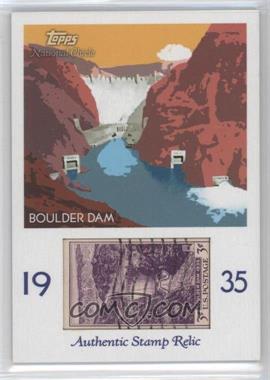 2009 Topps National Chicle - Era Icons Stamp Relics #ER-BD - Boulder Dam