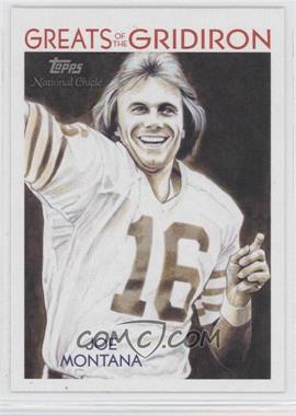 2009 Topps National Chicle - Greats of the Gridiron #GG-3 - Joe Montana