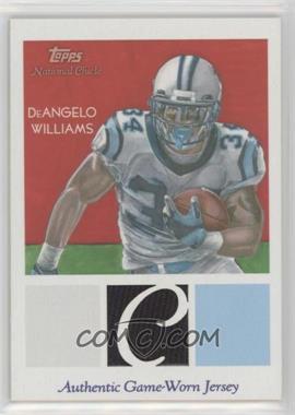 2009 Topps National Chicle - Relics #NCR-DEW - DeAngelo Williams