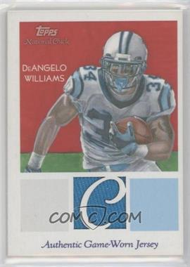 2009 Topps National Chicle - Relics #NCR-DEW - DeAngelo Williams