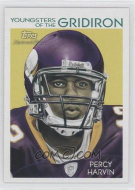 2009 Topps National Chicle - Youngsters of the Gridiron #YG-14 - Percy Harvin