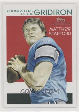 2009 Topps National Chicle - Youngsters of the Gridiron #YG-5 - Matthew Stafford