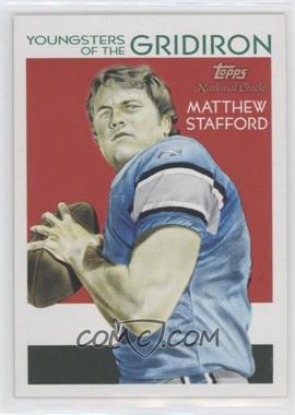 2009 Topps National Chicle - Youngsters of the Gridiron #YG-5 - Matthew Stafford