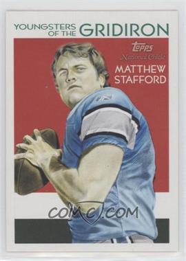 2009 Topps National Chicle - Youngsters of the Gridiron #YG-5 - Matthew Stafford