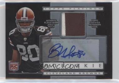 2009 Topps Platinum - Autographed Refractor Patch - Black #ARP-BR - Brian Robiskie /25