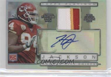 2009 Topps Platinum - Autographed Refractor Patch #ARP-TJ - Tyson Jackson /550