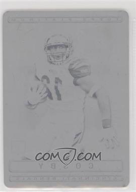 2009 Topps Platinum - [Base] - Printing Plate Black #158 - Quan Cosby /1