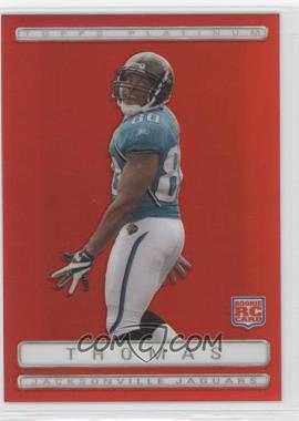 2009 Topps Platinum - [Base] - Red Refractor #134 - Mike Thomas /25