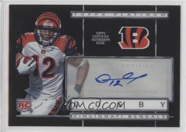 2009 Topps Platinum - [Base] - Rookie Black Refractor Autographs #158 - Quan Cosby /25