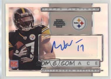 2009 Topps Platinum - [Base] - Rookie Refractor Autographs #135 - Mike Wallace /100