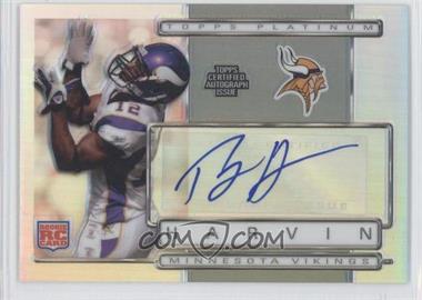 2009 Topps Platinum - [Base] - Rookie Refractor Autographs #137 - Percy Harvin /850