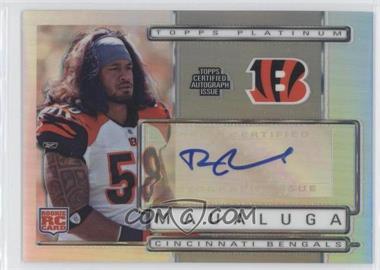 2009 Topps Platinum - [Base] - Rookie Refractor Autographs #164 - Rey Maualuga /850