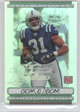 2009 Topps Platinum - [Base] - Rookie Variations #117 - Donald Brown /1549