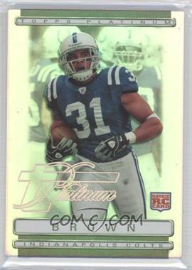 2009 Topps Platinum - [Base] - Rookie Variations #117 - Donald Brown /1549