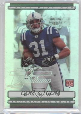 2009 Topps Platinum - [Base] - Rookie Variations #117 - Donald Brown /1549