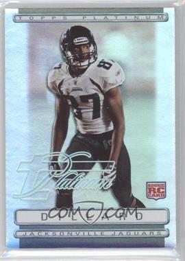 2009 Topps Platinum - [Base] - Rookie Variations #157 - Jarett Dillard /1549