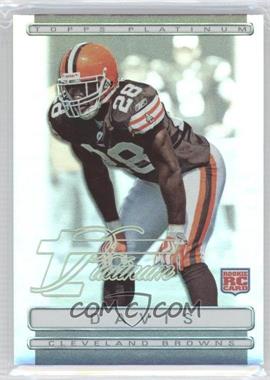 2009 Topps Platinum - [Base] - Rookie Variations #163 - James Davis /1549