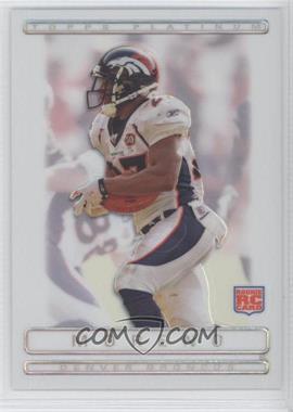 2009 Topps Platinum - [Base] - White Refractor #129 - Knowshon Moreno /499