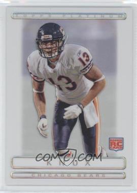 2009 Topps Platinum - [Base] - White Refractor #155 - Johnny Knox /499