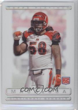 2009 Topps Platinum - [Base] - White Refractor #164 - Rey Maualuga /499