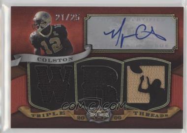 2009 Topps Triple Threads - Autographed Relics #TTRA-113 - Marques Colston /25