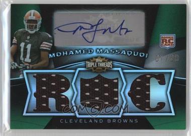 2009 Topps Triple Threads - [Base] - Emerald #122 - Mohamed Massaquoi /20