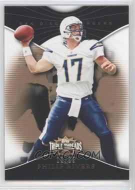 2009 Topps Triple Threads - [Base] - Gold #5 - Philip Rivers /99